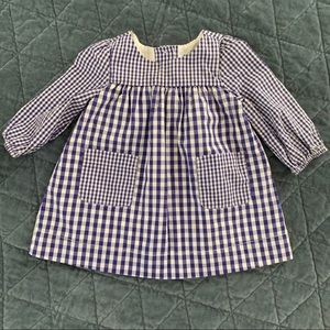 Baby Gap Blue Gingham Dress - 3-6 months